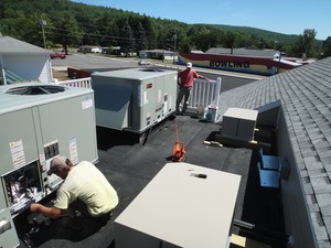Trane Rooftop Package Heating and Cooling Unit - Photo 1